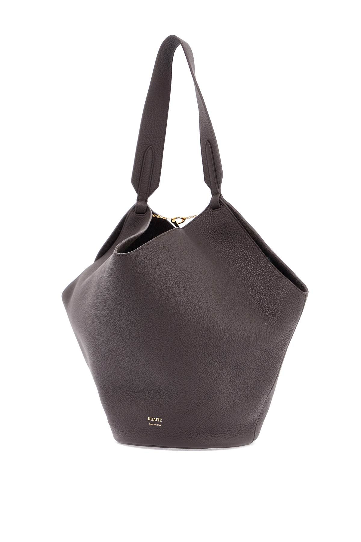 Small Lotus Tote Bag  - Brown