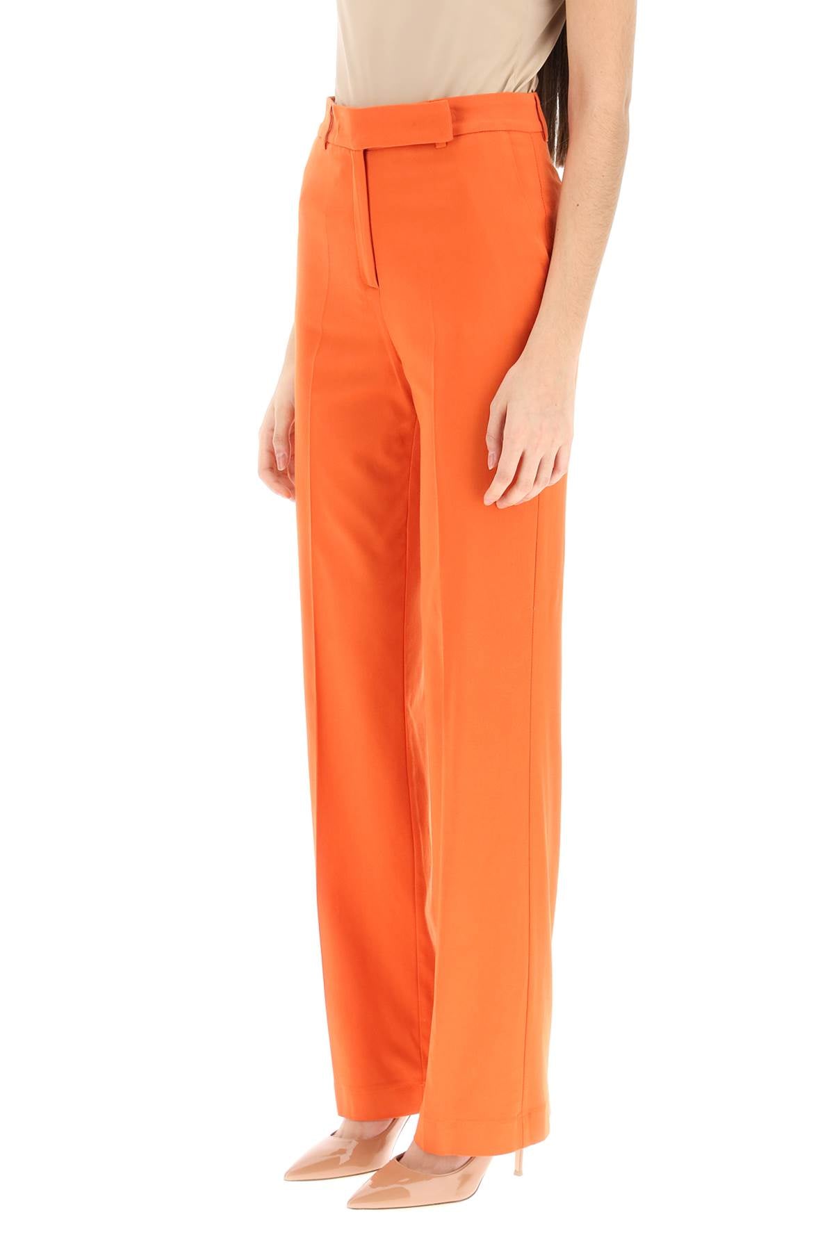 'lover' Canvas Trousers  - Arancio