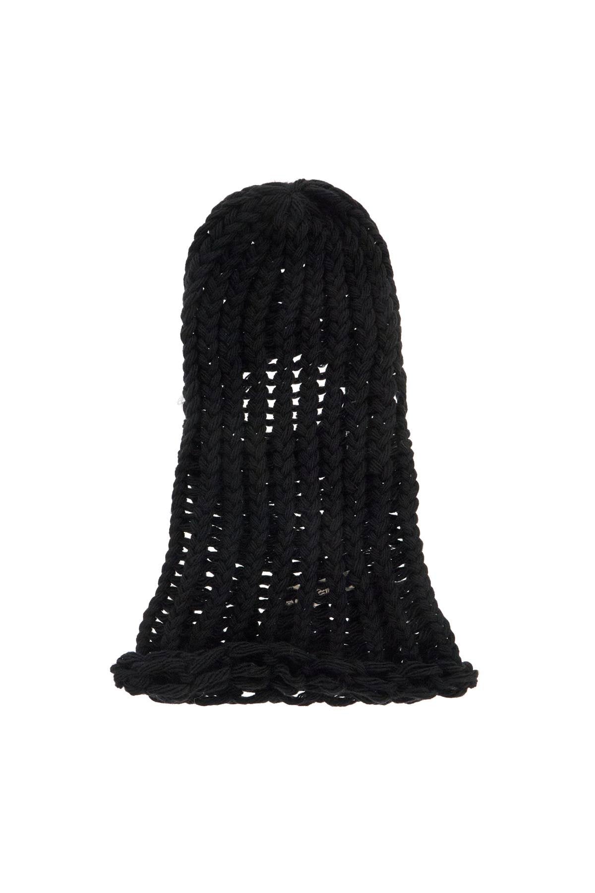 Wool Balaclava Helmet  - Black