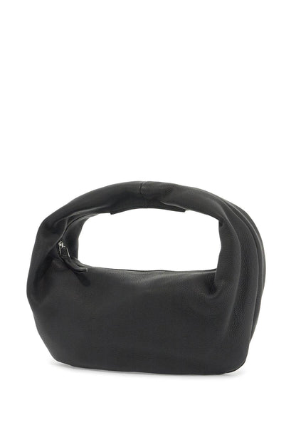 Medium Leather Olivia Hobo Bag  - Black