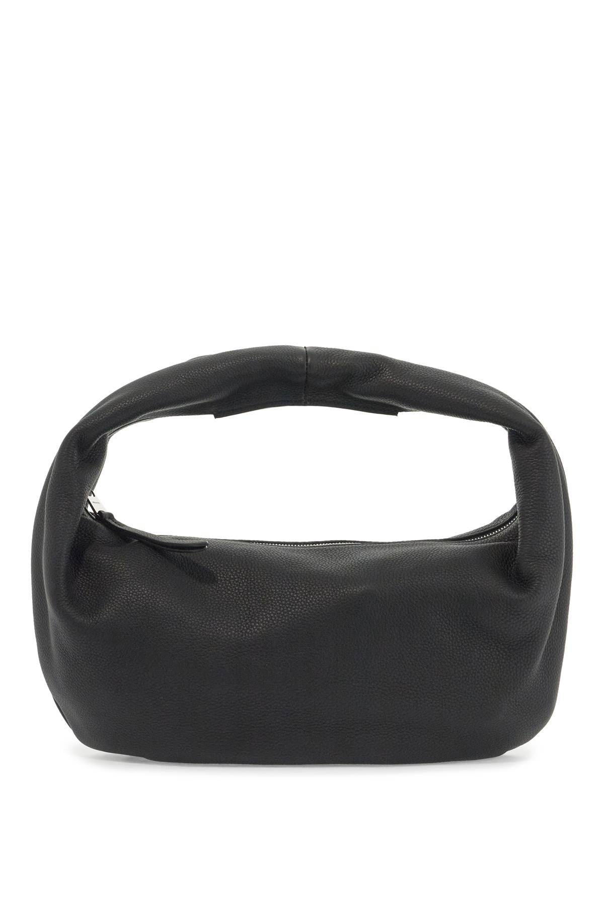 Medium Leather Olivia Hobo Bag  - Black