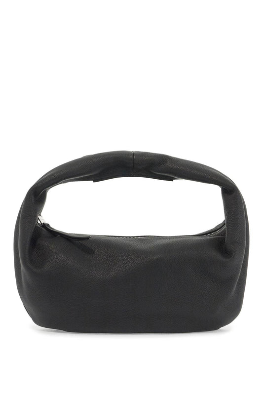 Medium Leather Olivia Hobo Bag  - Black