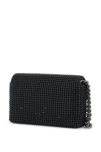 The Rhinestone J Marc Mini Shoulder Bag By  - Black