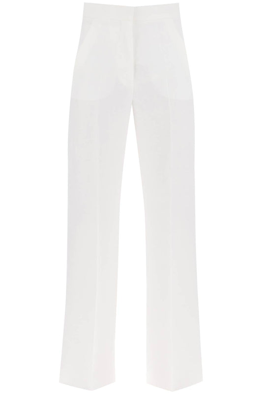 'hangar' Wide Leg Linen Pants  - White