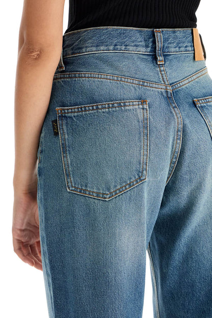 Korean Straight Leg Jeans  - Blue