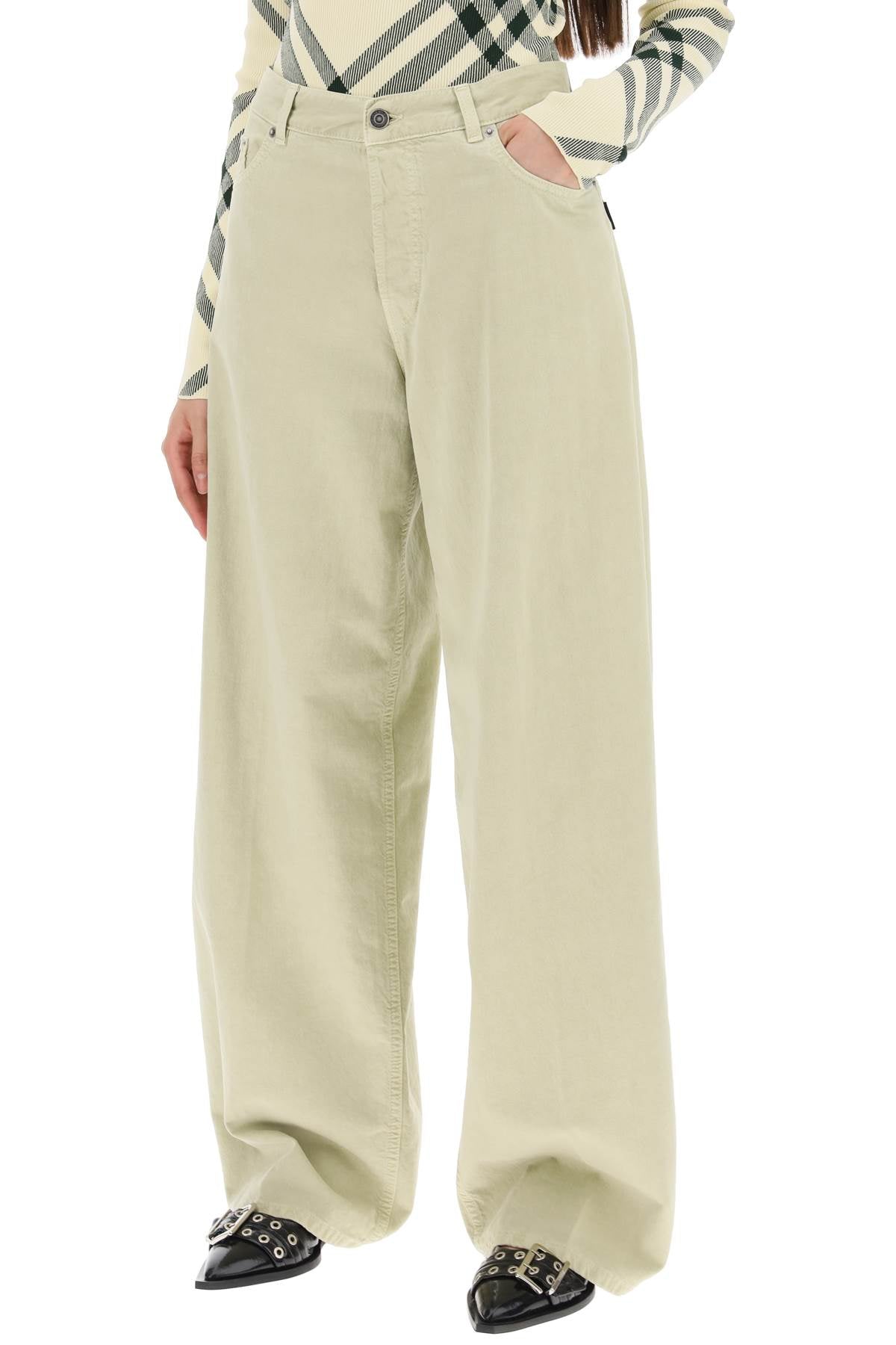 Bethany Drill Pants In Italian  - Verde