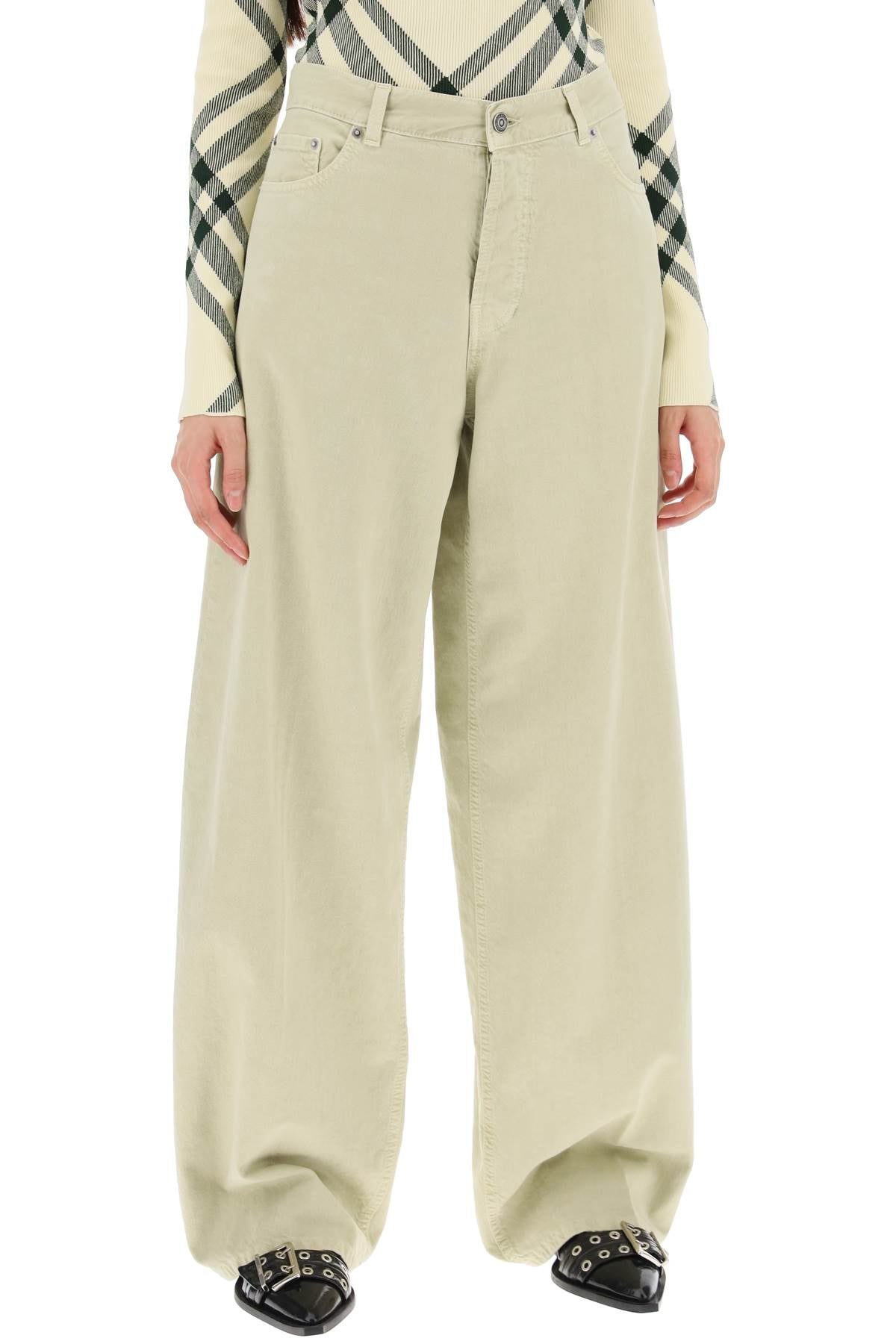 Bethany Drill Pants In Italian  - Verde