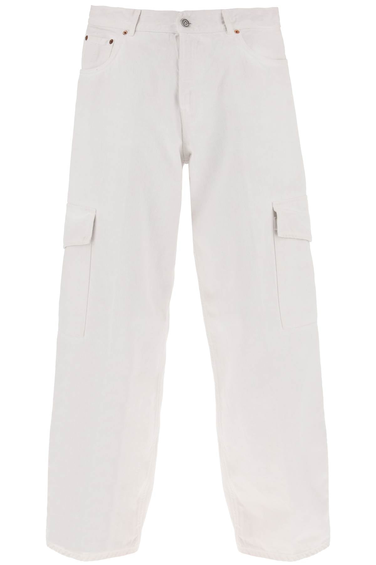 Bethany Cargo Jeans For  - White