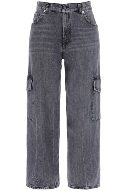 Bethany Cargo Jeans  - Grey