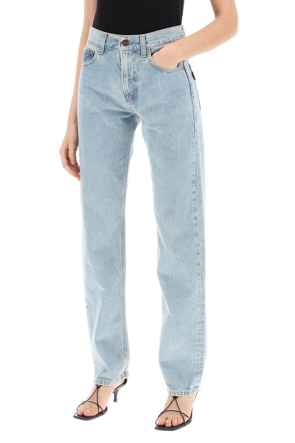 Cleo Straight Leg Jeans  - Light Blue