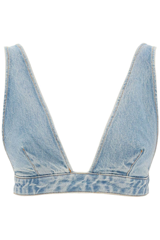 Denim Tessa Top For  - Blue