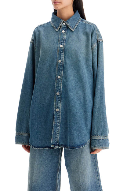 New Ofelia Oversized Shirt  - Blue