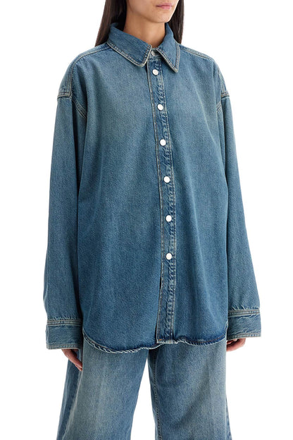 New Ofelia Oversized Shirt  - Blue