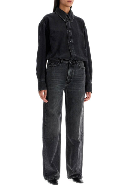 Tilda Denim Jumpsuit  - Black