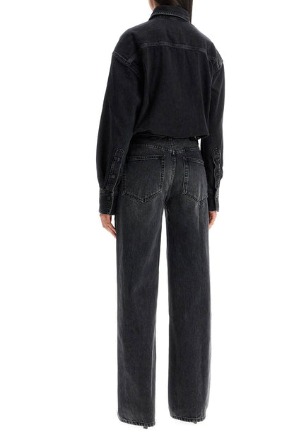 Tilda Denim Jumpsuit  - Black