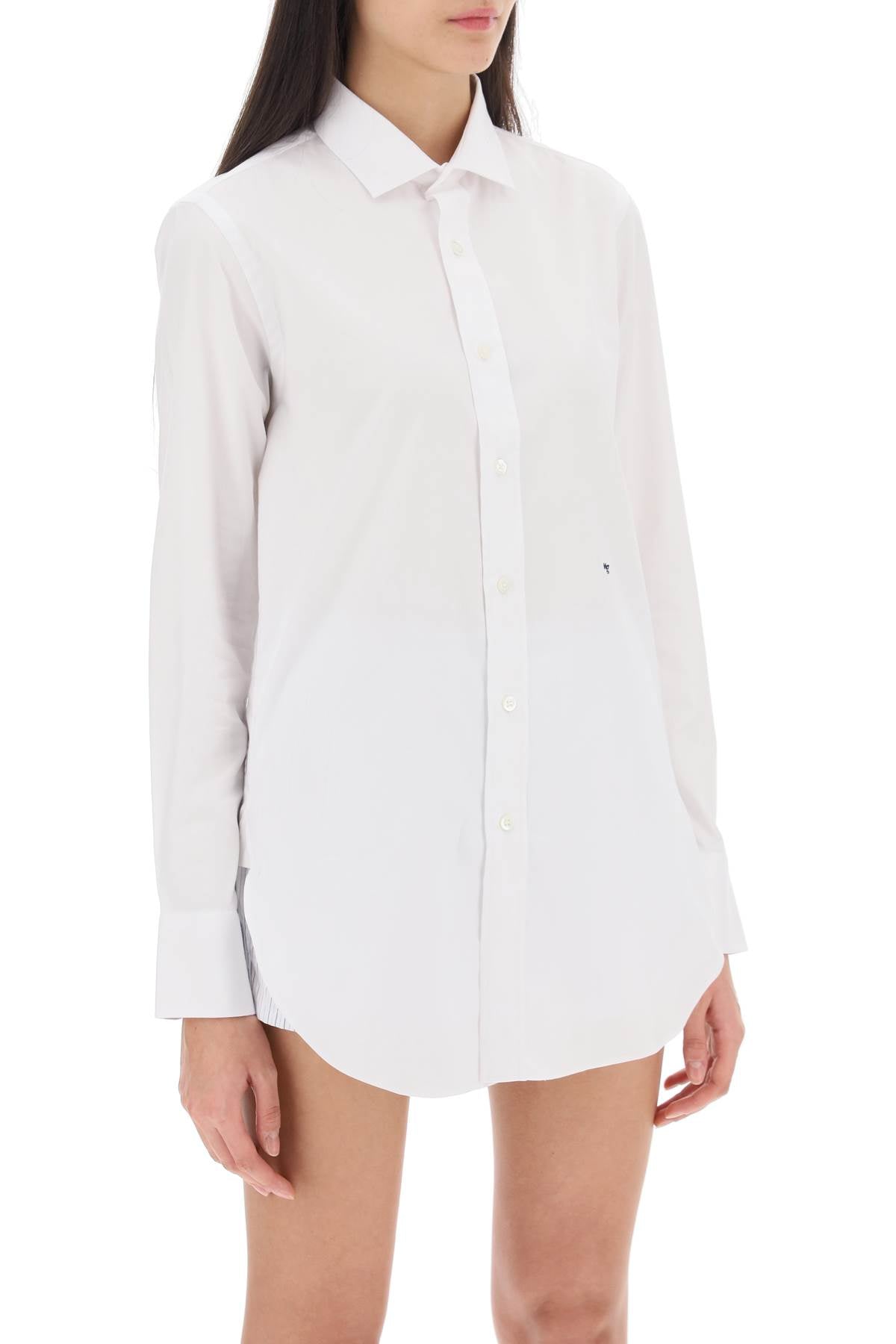 Cotton Twill Shirt  - White