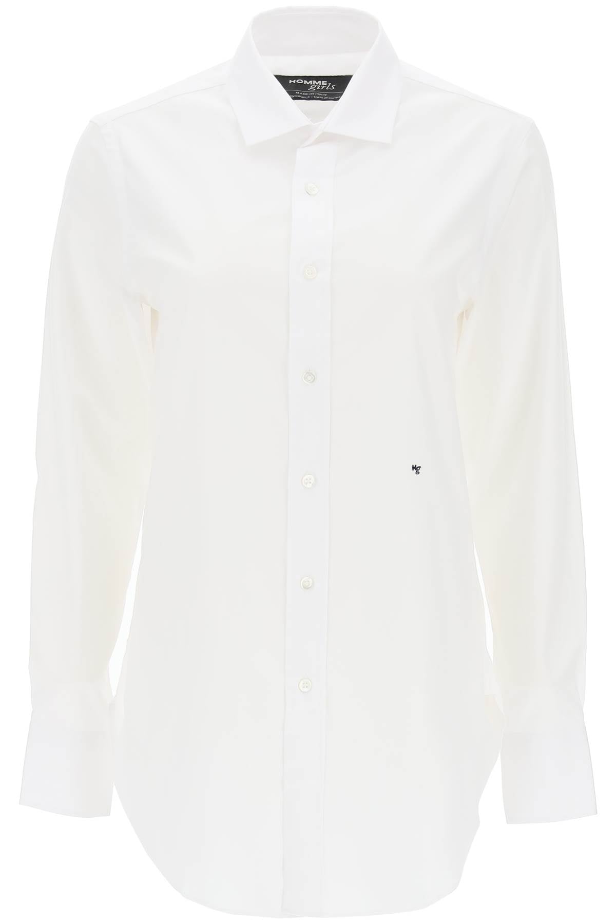 Cotton Twill Shirt  - White