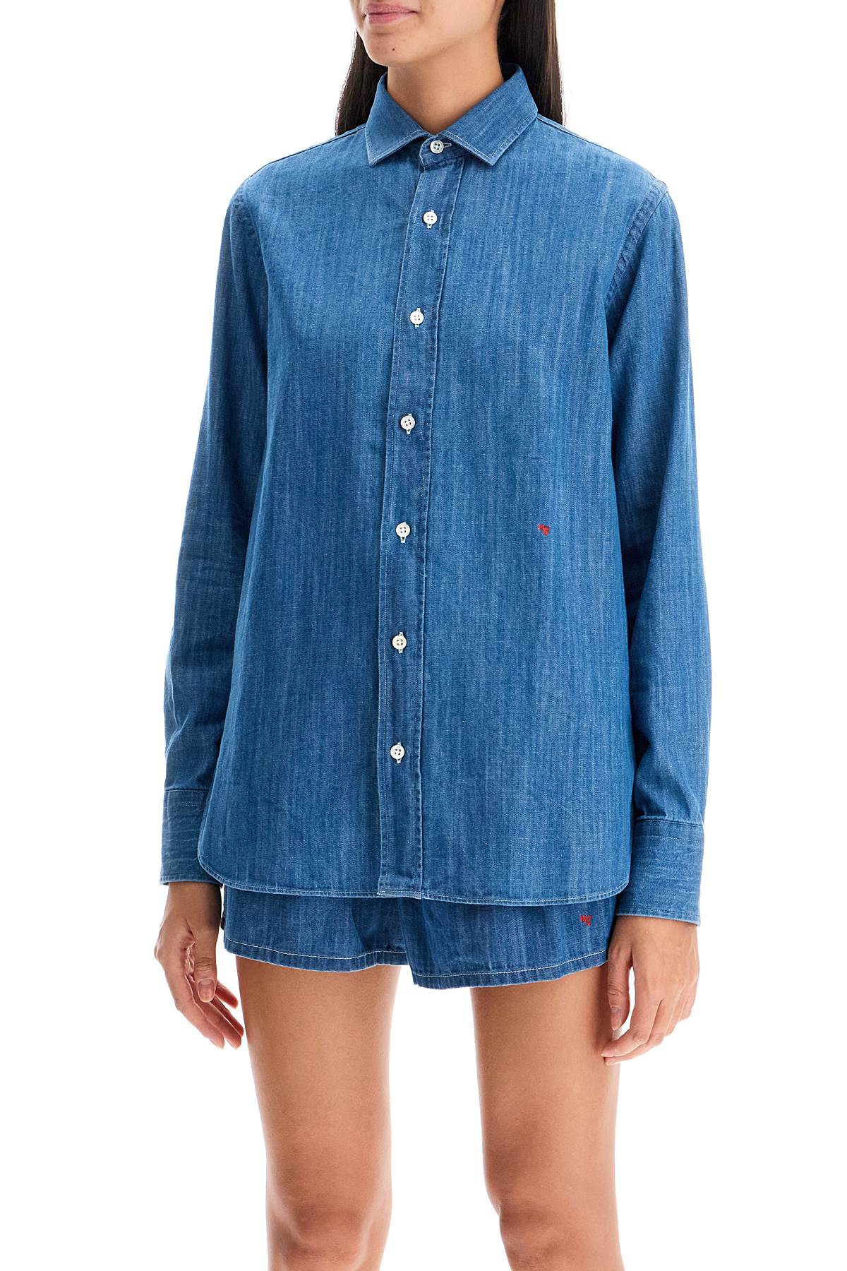 Chambray Shirt  - Blue