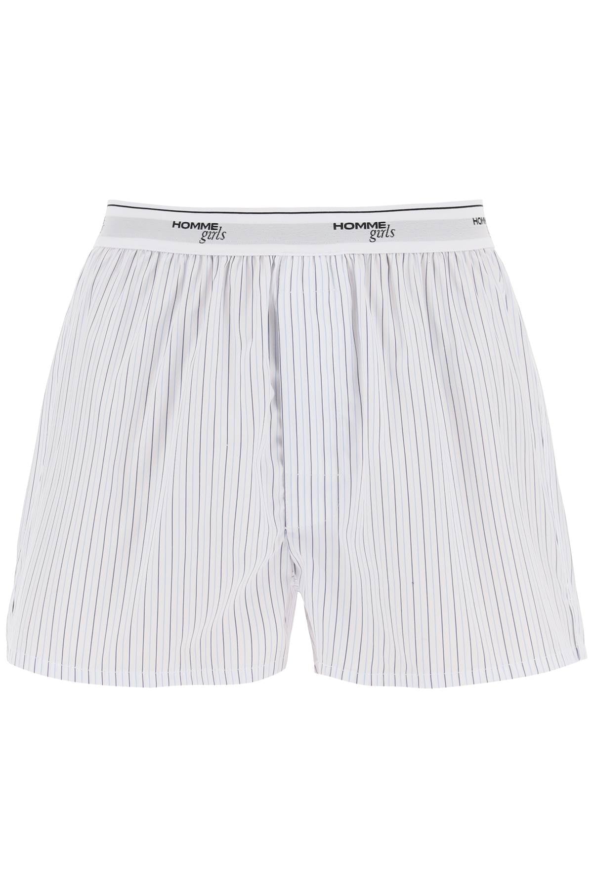 Cotton Boxer Shorts  - White