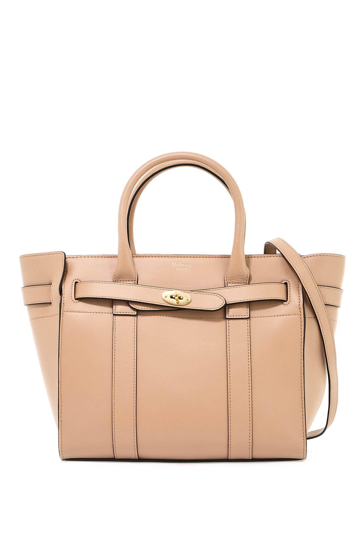 Zipped Bayswater Handbag  - Beige