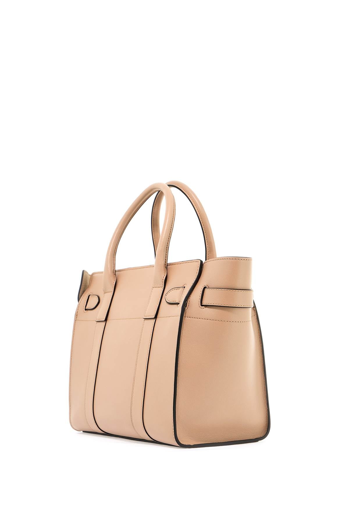 Zipped Bayswater Handbag  - Beige