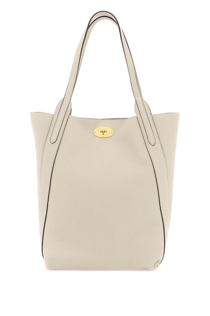 Grained Leather Bayswater Tote Bag  - Neutro