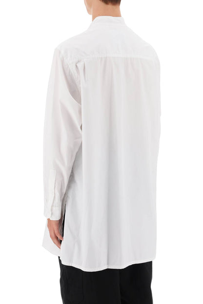 Layered Longline Shirt  - Bianco