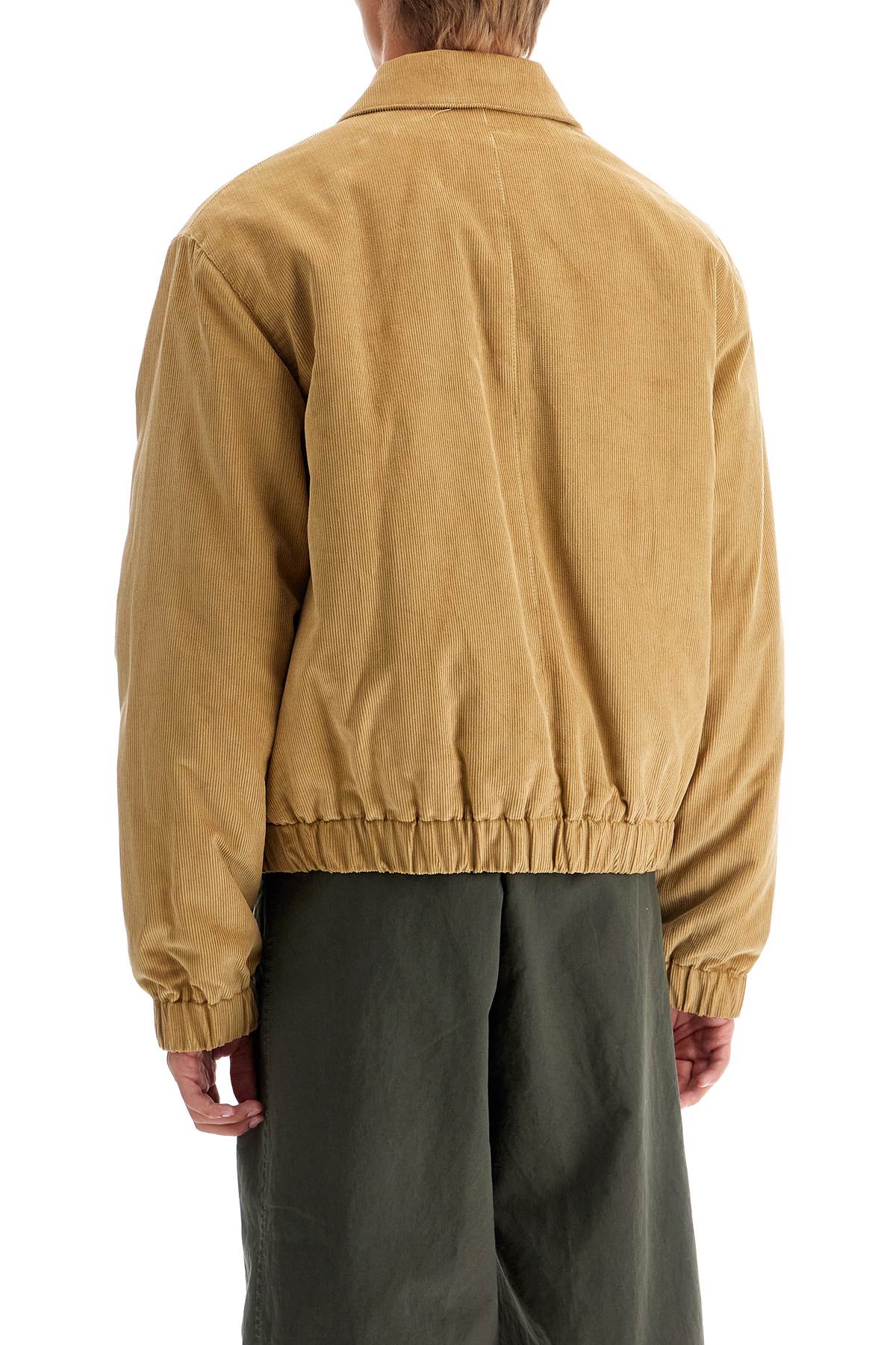 Corduroy Bomber Jacket  - Beige