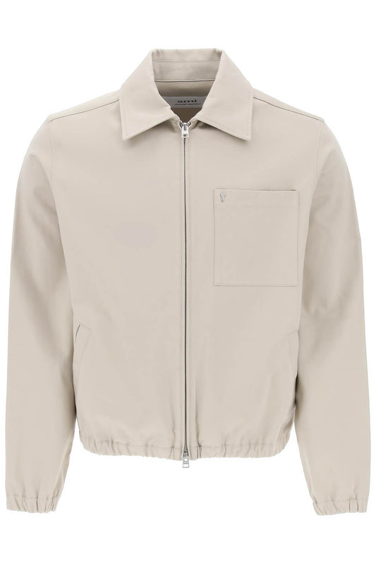 "ami De Coeur Cotton Jacket  - Beige