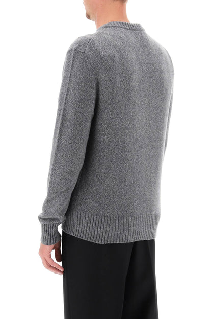 Melange Cashmere Cardigan  - Grigio