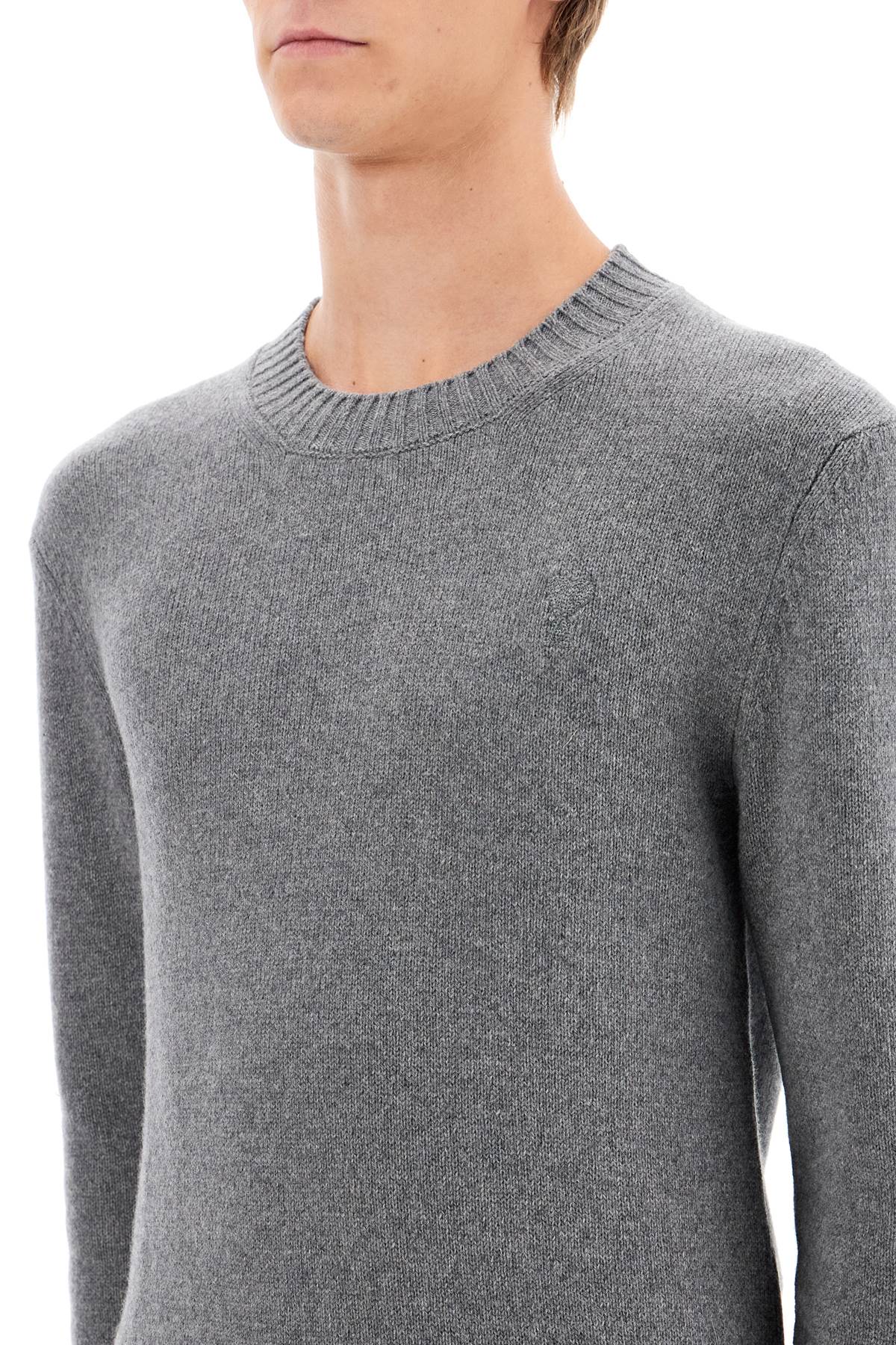 Cashmere Crewneck Pullover  - Grey