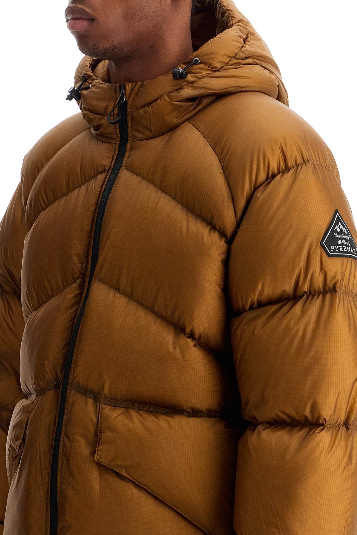 Stellar Hooded Down Jacket  - Brown