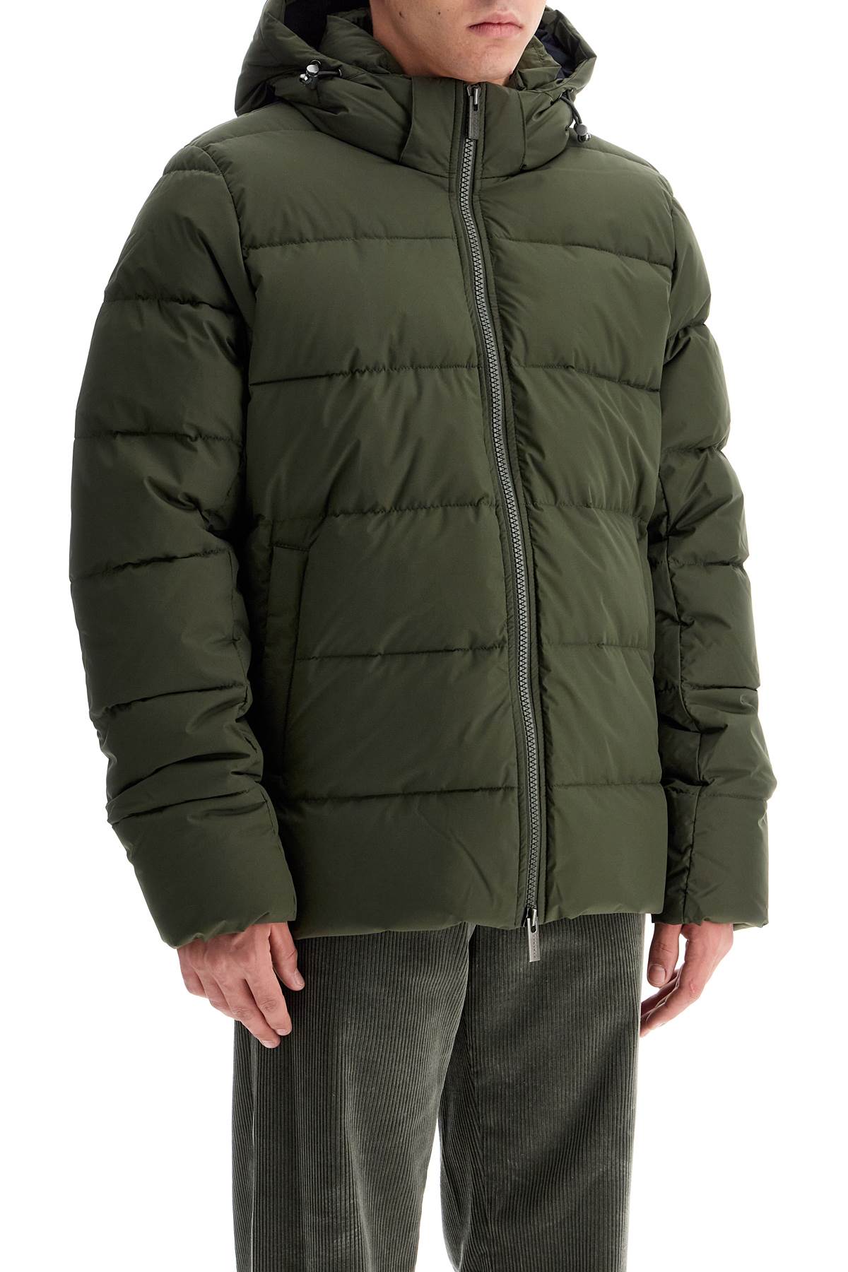 'spoutnic Down Jacket With  - Khaki