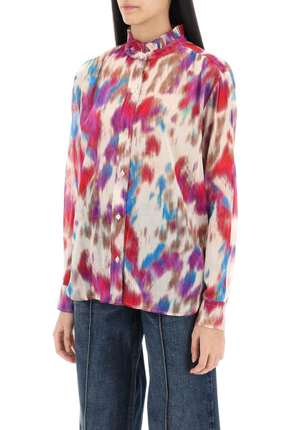 Gamble Shirt With Shaded Motif  - Multicolor