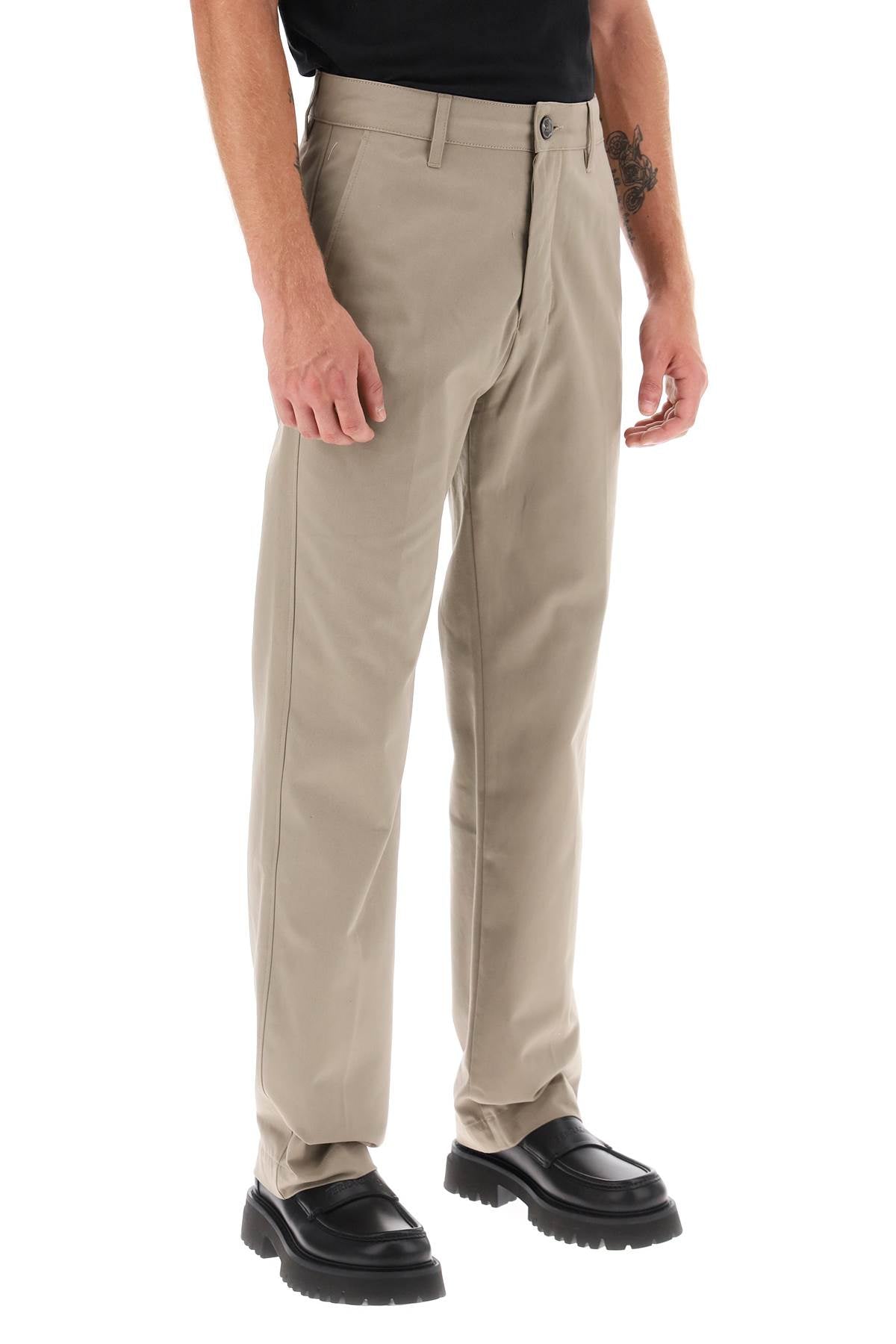 Cotton Chino Pants  - Khaki