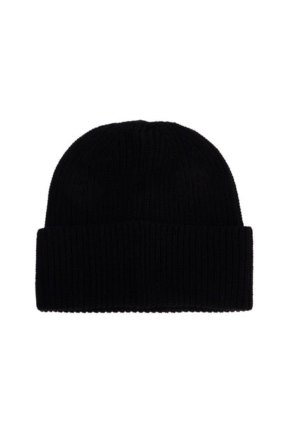 Rubber Beanie Hat  - Black