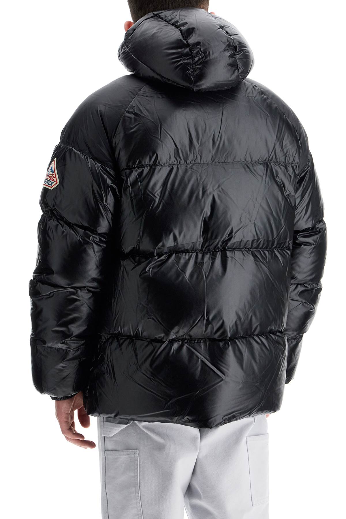 Sten 3 Shiny Down Jacket  - Black