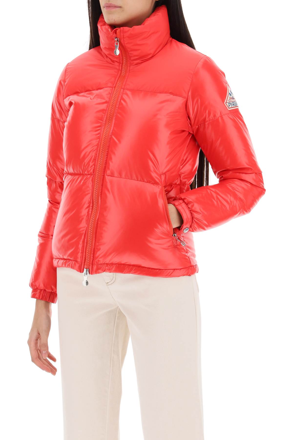 Goldin 3 Short Down Jacket  - Rosso