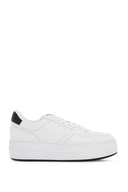 Platform Skyscraper Sneakers With  - White