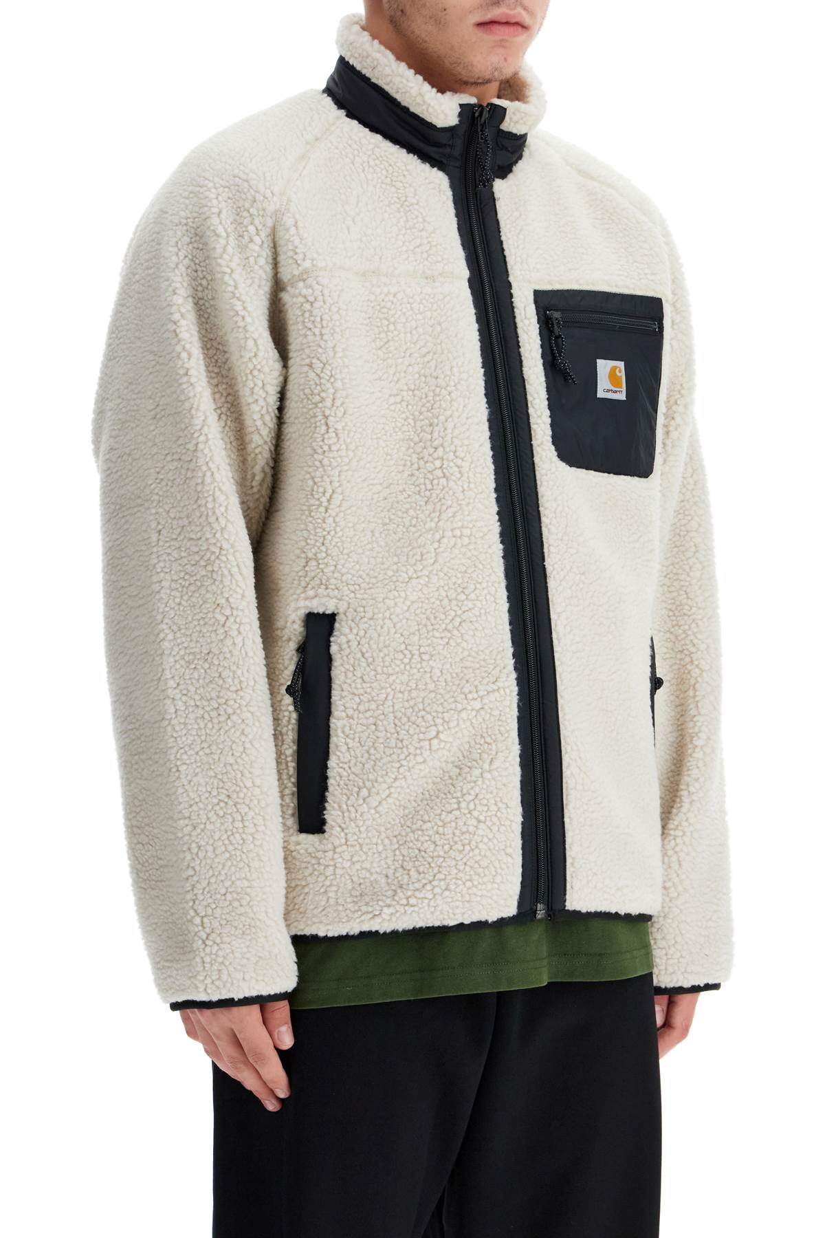 Prentis Liner Sherpa-fleece Jacket  - White