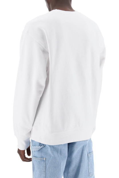 American Script Crewneck Sweatshirt  - White