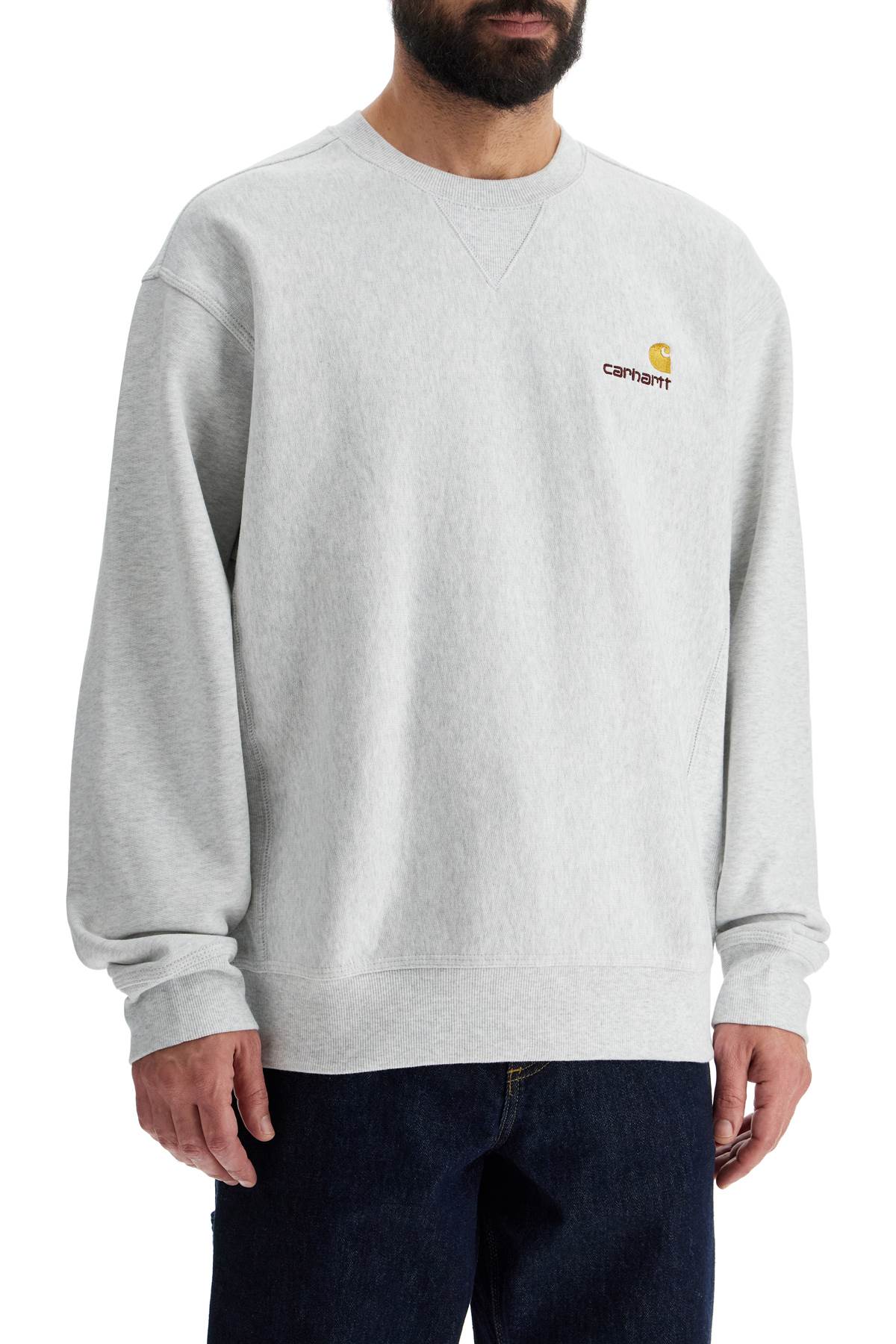 American Script Crewneck Sweatshirt  - Grey