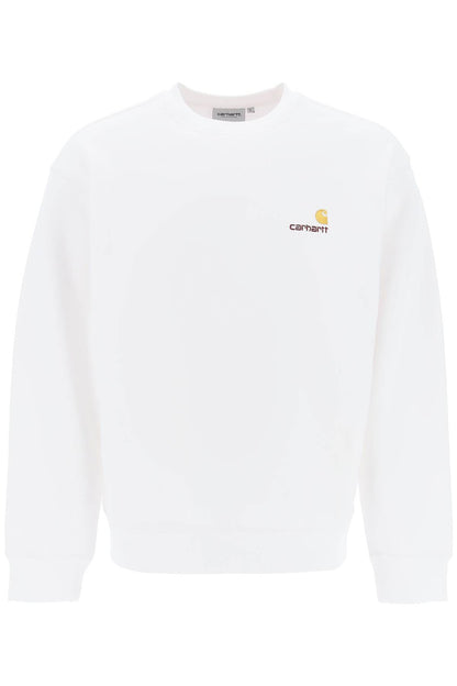 American Script Crewneck Sweatshirt  - White