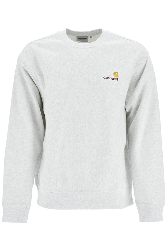 American Script Crewneck Sweatshirt  - Grey