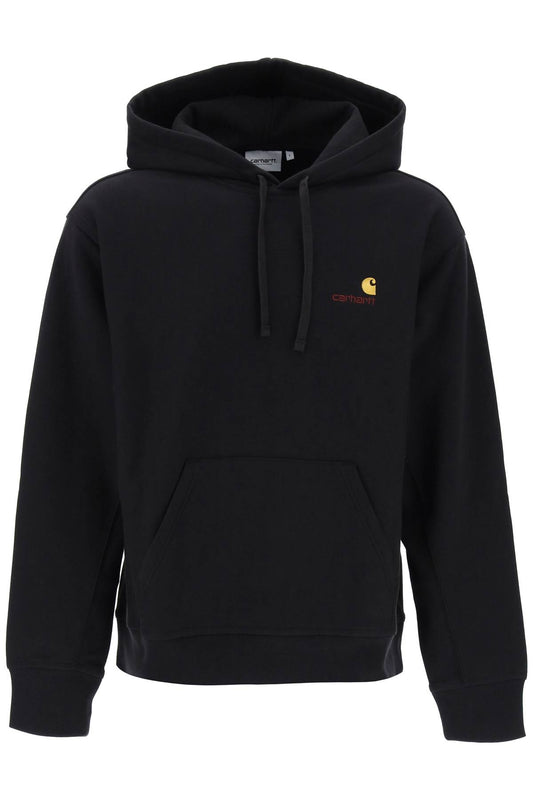 American Script Hoodie  - Black