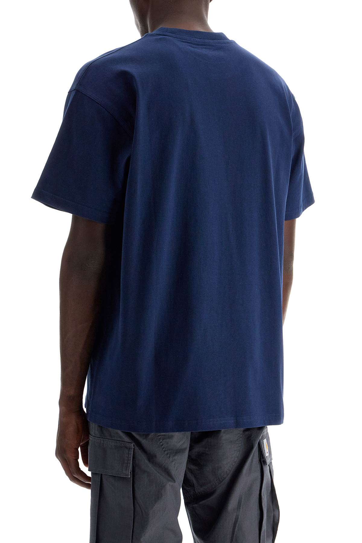 American Script T-shirt  - Blue