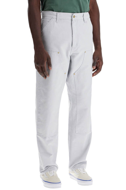 Organic Cotton Double Knee Pants  - Light Blue