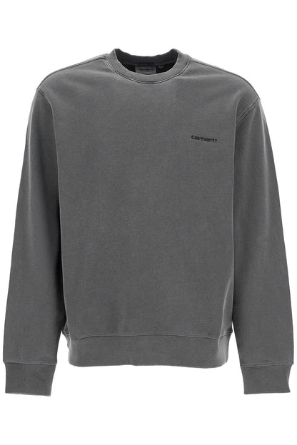 Duster Script Crewneck Sweat  - Grey