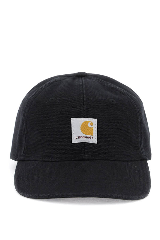 Icon Baseball Cap With Patch Logo  - Black