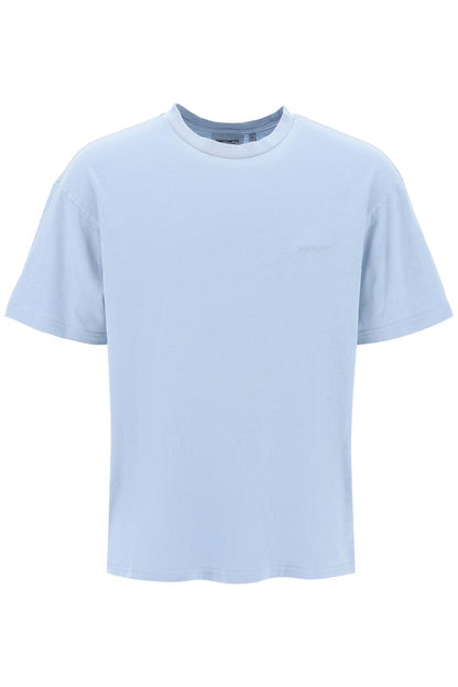 Short-sleeve Duster  - Light Blue